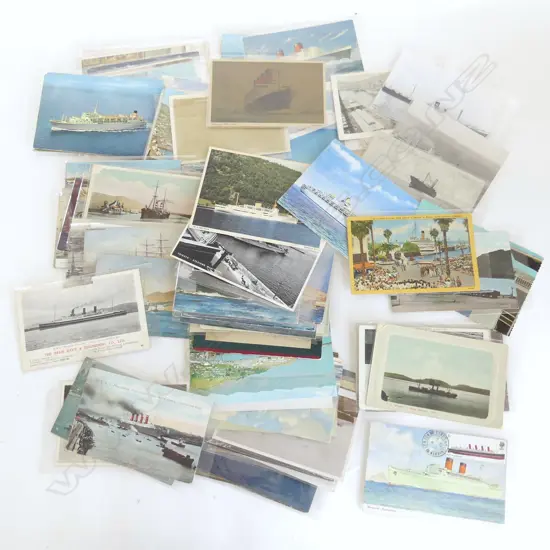 SHIPPING POSTCARDS, 100 APPROX