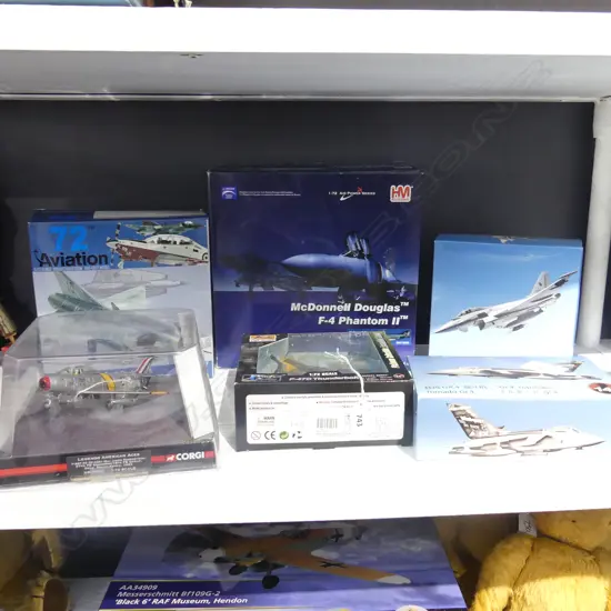 6 ASST. MODEL FIGHTER PLANES, BOXED