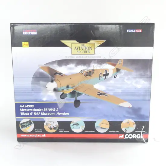 CORGI 1:32 DIE-CAST MODEL MESERSCHMITT Bf109G-2, BOXED