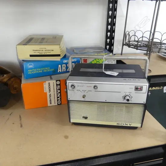 6 ASST VINTAGE RADIOS + OTHER [MOST ARE NEW OLD STOCK]