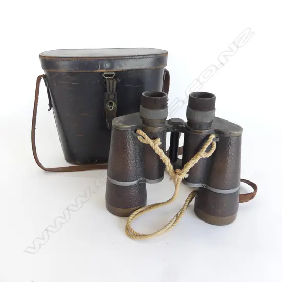 PR GERMAN MILITRY CASED BINOCULARS