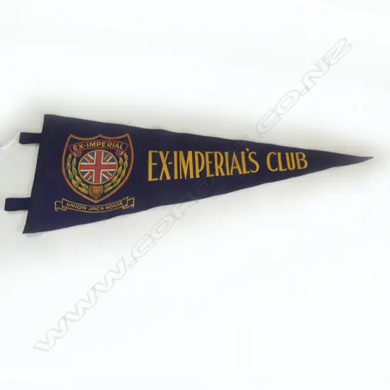 FELT PENNANT FLAG: EX-IMPERIALS CLUB L.680mm