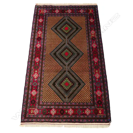 HAND KNOTTED BALUCHI RUG 2000 x 1100mm