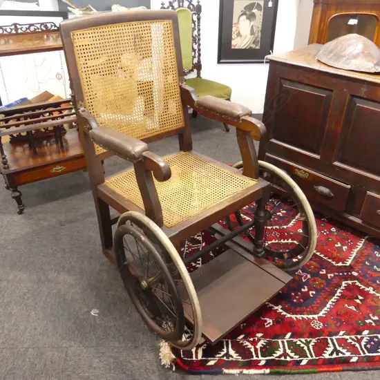 ANTIQUE WHEELCHAIR