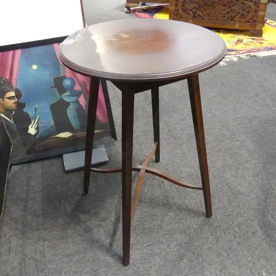 MAHOGANY SIDE TABLE H.680, 445mm dia