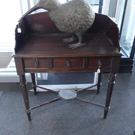 MAHOGANY HALL TABLE 915x515x1050mm