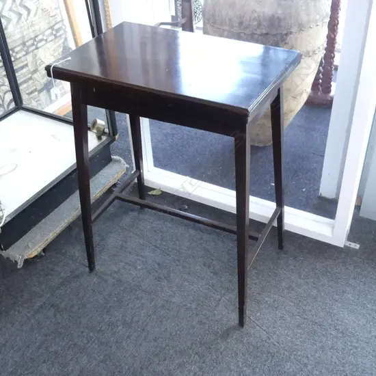 MAHOGANY SIDE TABLE 560x355x745mm