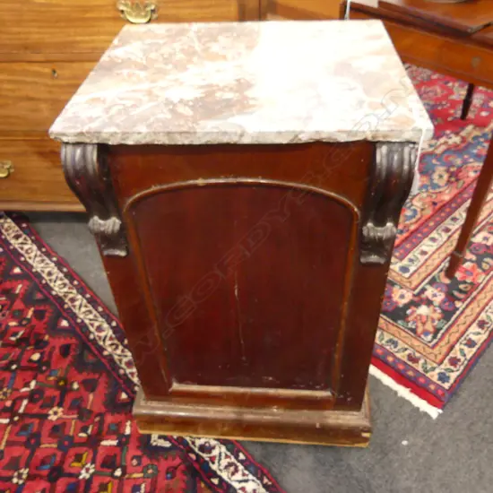 MARBLE TOPPED CABINET 495x450x780mm