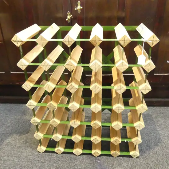 INDUSTRIAL STYLE WINE RACK 6x5 595x505mm