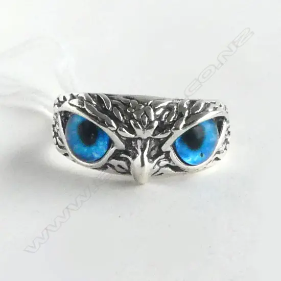 OWL EYE RING ADJUSTABLE SIZE