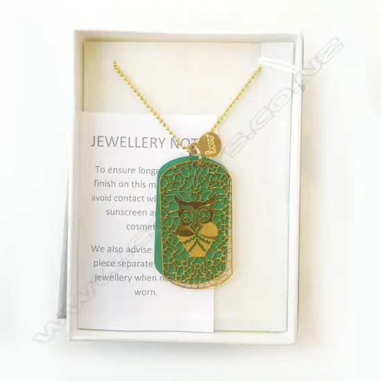 KAREN WALKER PENDANT & CHAIN [BOXED]