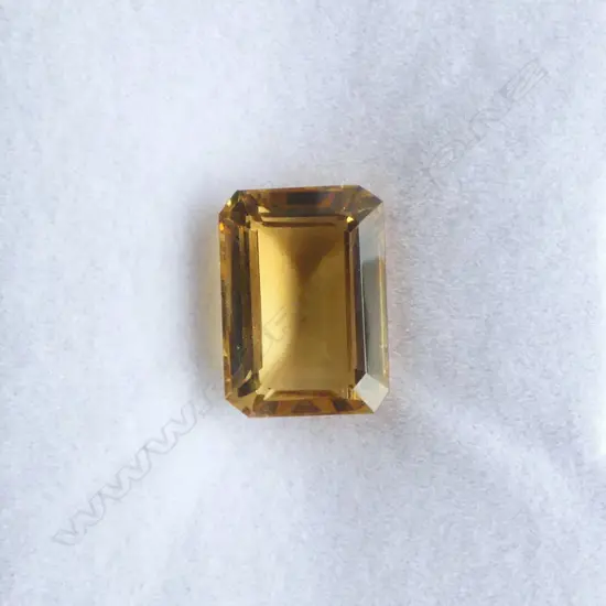 CITRINE GEMSTONE OCTAGON CUT 7.71ct