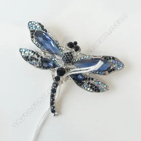 COSTUME DRAGONFLY BROOCH W.60mm