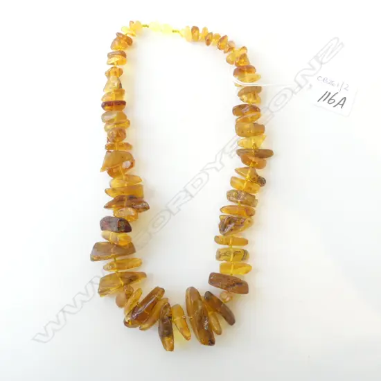 AMBER NECKLACE L.510mm