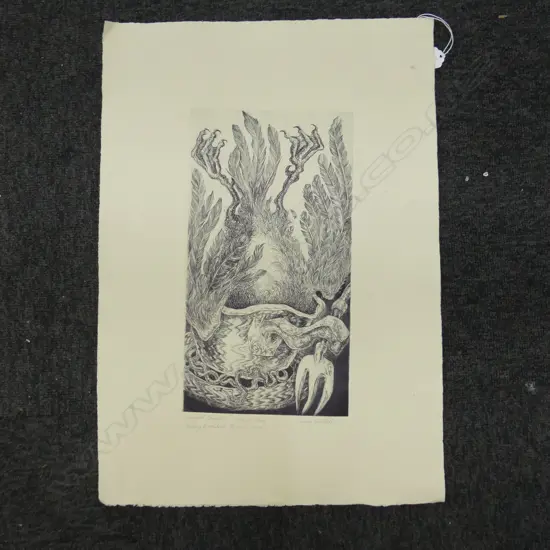 SYLVIA SIDDELL 'SEAGULL SOUP' A/P 330x180mm unframed