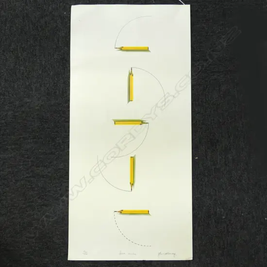 JOHN LETHBRIDGE 'FULL CIRCLE' LITHOGRAPH 104/150 660x310mm unframed