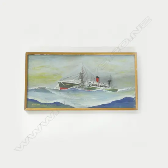 'WAIRUNA CAPE FLATTERY' OIL ON BOARD UNSIGNED 250 x 500mm