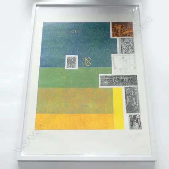 Henryk Szydlowski (POLISH) POLPRINT ENTITLED 'THE FORBIDDEN DIARY' 1990 Ltd. Ed. 21/21 & impressed stamps 760 x 560mm
