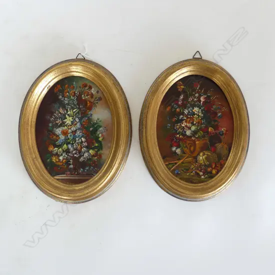 PR SIGNED OVAL SILL LIVES; OIL ON BOARD 165x120mm