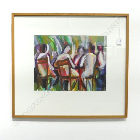 GRAHAME BARTON 'OUTDOOR TABLE' ACRYLIC 275x365mm