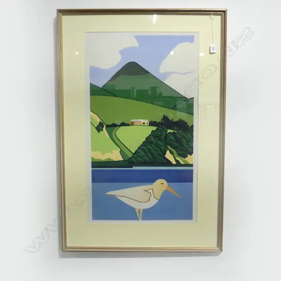 ROBIN WHITE 'OYSTERCATCHER' ART PRINT 750x400mm