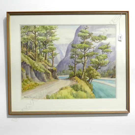 PEGGY SPICER, EGLINGTON RIVER FIORDLAND, WC 410x520mm