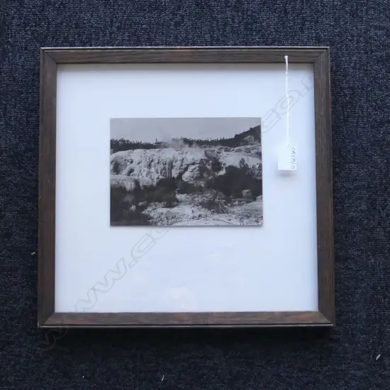 TROUGHTON CLARK PHOTO 'WAKA ROTORUA' C.1930 140x200mm 