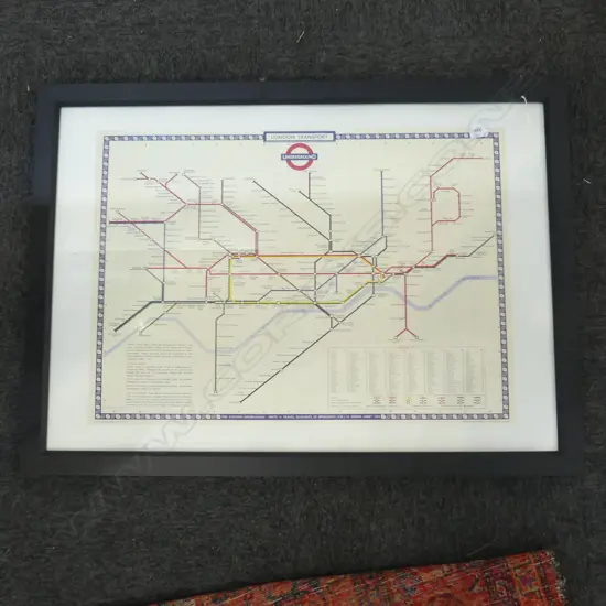 LONDON UNDERGROUND PRINT 500x700mm