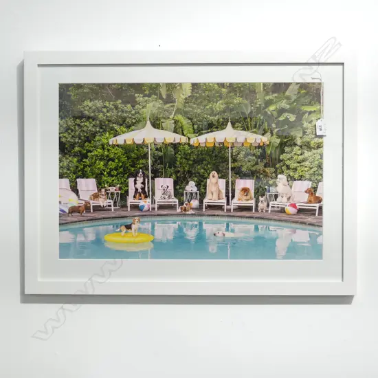 GRAY MALIN PHOTO PRINT 'POOL DAY AT THE PARKER' 400x600mm