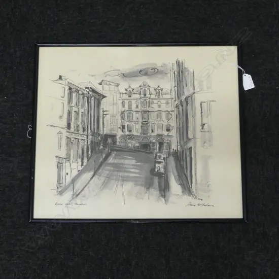 SHONA MCFARLANE 'WAINS HOTEL, DUNEDIN' PRINT 390x450mm 