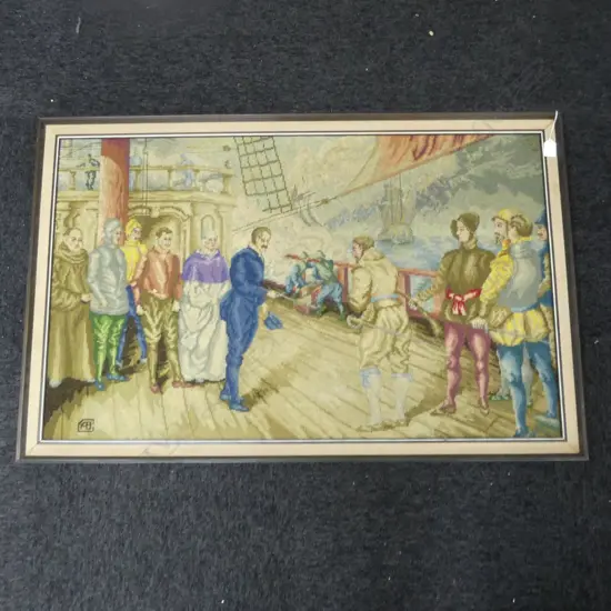 LG FRAMED NEEDLEWORK 615x1000mm