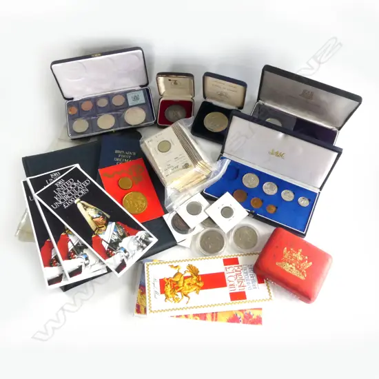 ASST. COINS; PACKS ETC