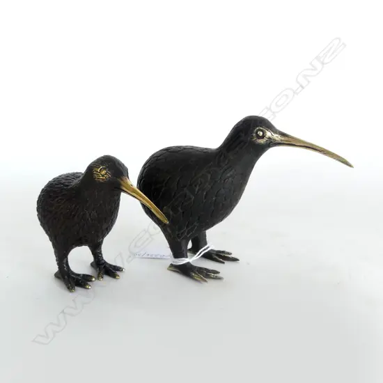 2 BRONZE KIWI H.100mm