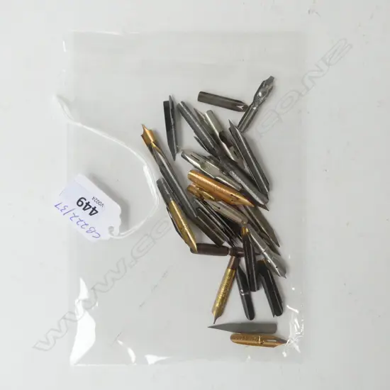 49 ASST. FOUNTAIN PEN NIBS – BRANDAUER & CO BIRMINGHAM ETC