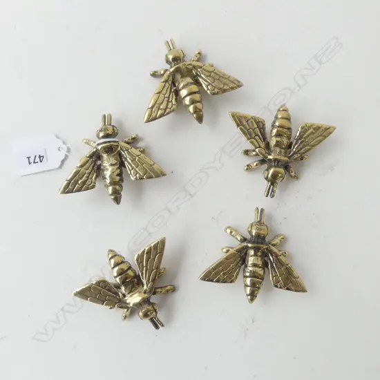 5 BRASS BEES L.60mm