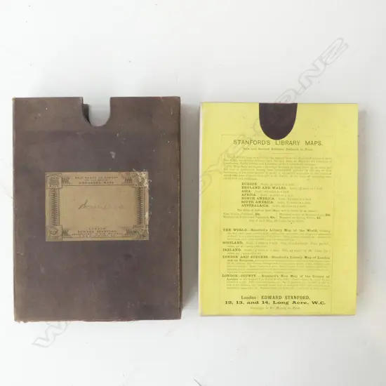 ANTIQUE 'ORNANCE' MAP SOMALILAND by EDWARD STANFORD geographer to His Majesty, FOLDED IN SLEEVE  