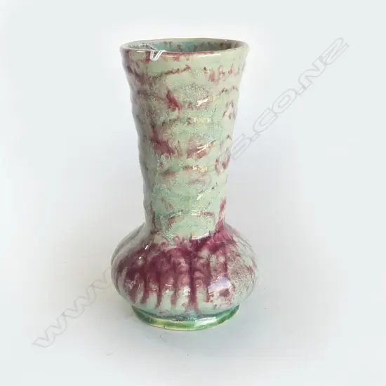 CROWN LYNN TRICKLE GLAZED VASE, H.190mm