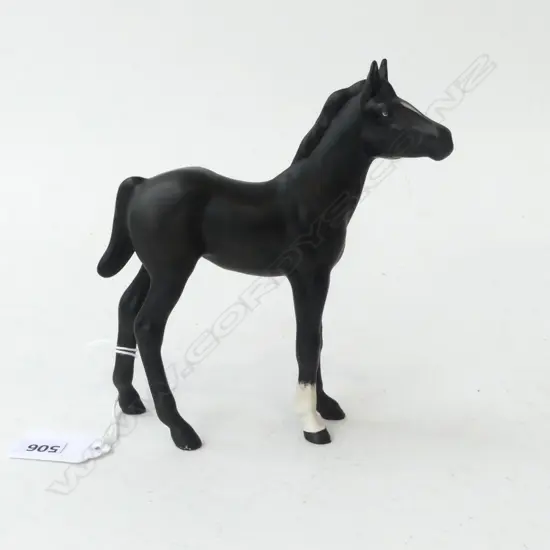 BESWICK BLACK BEAUTY HORSE STAMPED BESWICK ENGLAND, H.150MM