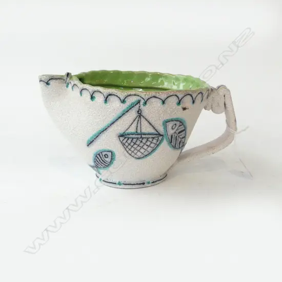 VINTAGE ITALIAN STUDIO POTTERY JUG H.120mm