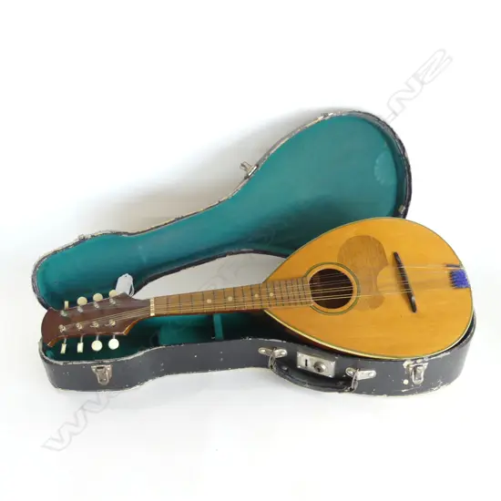 CASED VINTAGE 8 STRING MANDOLIN L620MM