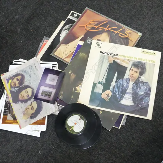 ASST. RECORDS; ROLLING STONES, BEATLES, FLEETWOOD MAC, BOB DYLAN ETC