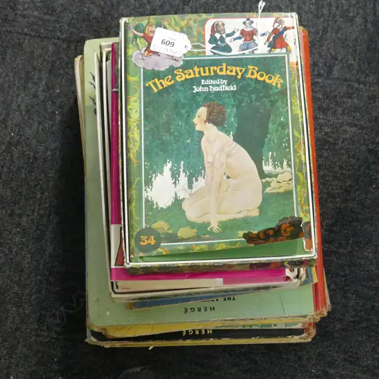 3 'SATURDAY BOOKS', 4 VINTAGE PHANTOM COMICS, 11 TINTIN