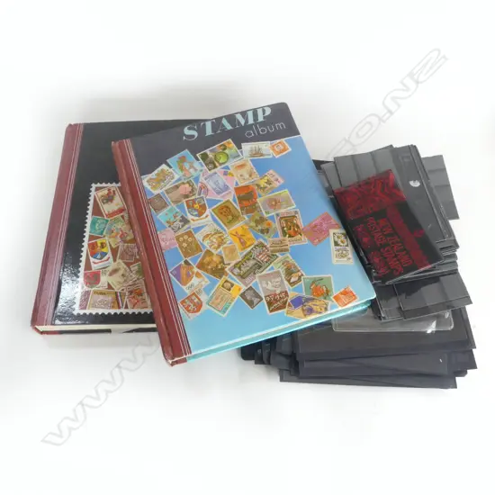 2 STAMP ALBUMS ETC