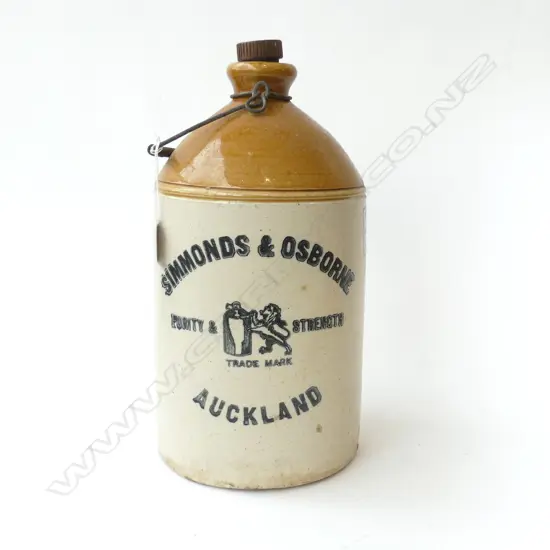 CROCK; SIMMONDS & OSBORNE AUCKLAND H.340mm