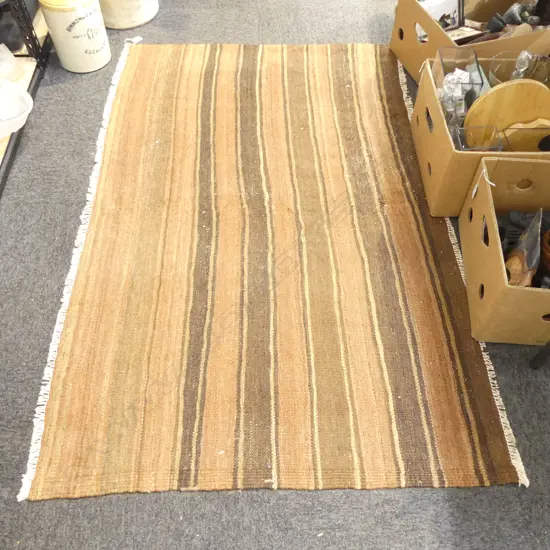 STRIPED FLAT WEAVE KELIM RUG 1550x1000mm