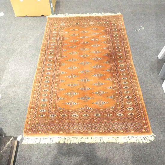 HAND KNOTTED WOOL PILE RUG 1550x940mm