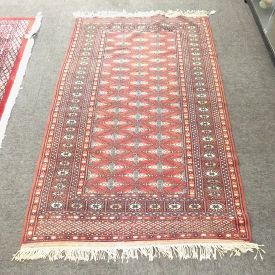 HAND KNOTTED WOOL PILE RUG 1530x950mm