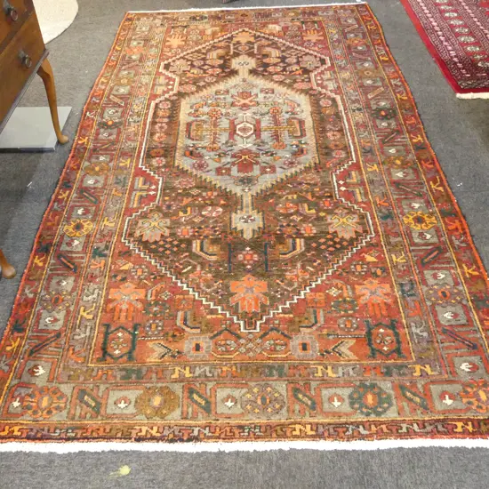HAND KNOTTED WOOL PILE RUG 2500x1450mm