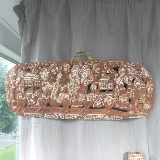 PNG CARVED WOOD STORY BOARD L950MM