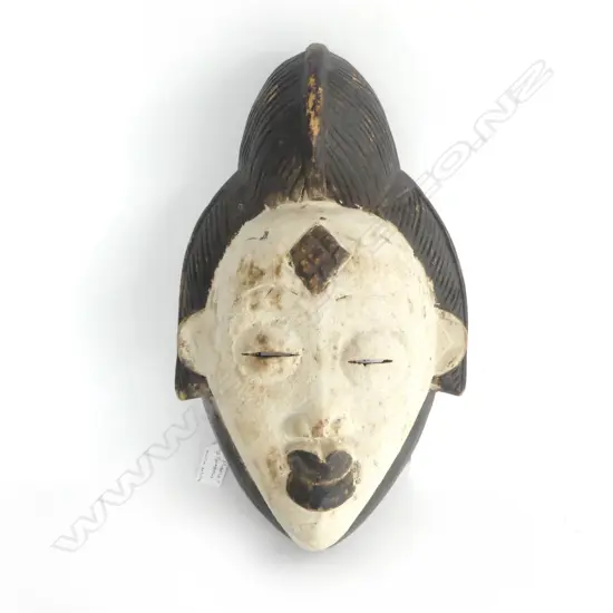 1 CARVED WOODEN  MASK H.330mm